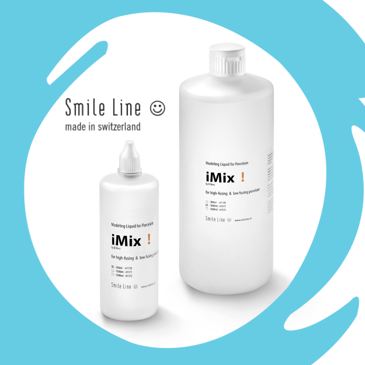 iMix ! is Smile Line’s new modeling liquid for porcelain. modeling liquid for porclain available at JODLU Company JORDAN