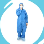 Coverall-blue Medical use غطاء كامل لون ازرق